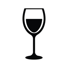 wine glass icon vector illustration