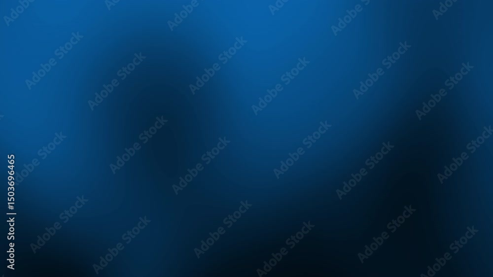 Aufkleber a gradient background transitioning from deep blue to black with soft, blended edges and smooth colo