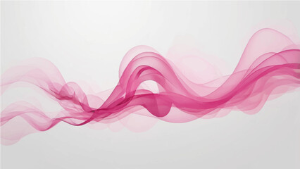 Abstract pink smoke on white color abstract background.