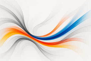 Abstract white background poster with dynamic.