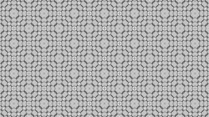 Geometric abstract floral repeat seamless pattern design for home decor and textile design.