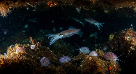 Exploring the Depths A Vibrant Underwater Ecosystem Full of Marine Life