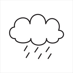 Meteorology icon outline vector