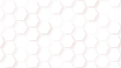 Hexagonal geometric abstract background, creative minimal design. Vector illustration concept for molecular structure. 