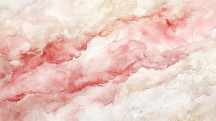 Abstract pink and beige watercolor texture background