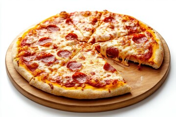 Delicious Pepperoni Pizza a Classic Combination of Flavors and Crust