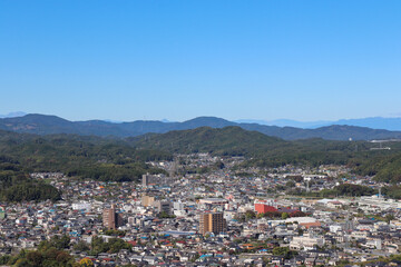 Fototapeta premium 小川町の街並み（埼玉県小川町）