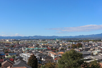 Naklejka premium 瑞穂町の街並み（東京都瑞穂町）