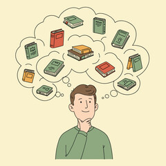 Child entering fantasy through reading