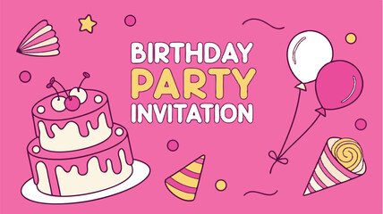 happy birthday card with cake