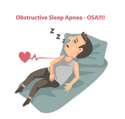 Obstructive Sleep Apnea - OSA.eps