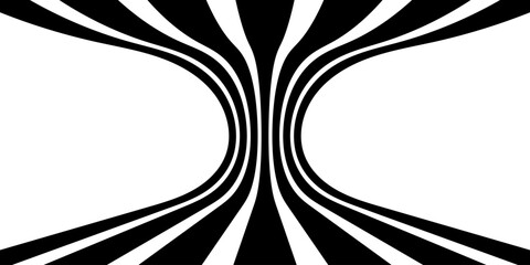Abstract line stripes with 3D dimensional effect pattern artwork decorative design background.