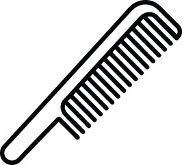 Comb Icon Outline Vector Illustration