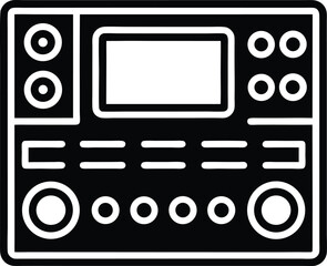 Control Panel Icon Outline Vector Illustration