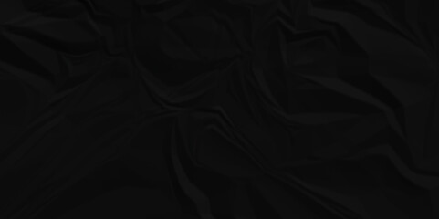 Dark black crumpled paper background. old paper wrinkle texture pattern. cardboard wrinkled arts craft and Seamless black crumpled paper.	
