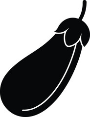 Eggplant Icon Outline Vector Illustration