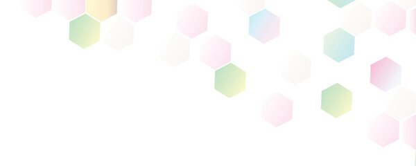 Geometric abstract background with colorful hexagons. Abstract cube hexagon shape background Abstract hexagon background for design works