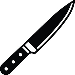 Knife Icon Outline Vector Illustration