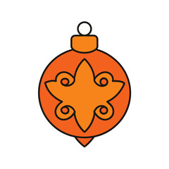 Cartoon Ornament Doodle Vector Clip Art for Christmas Tree