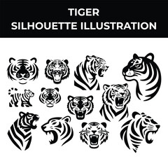tiger silhouette collection