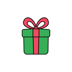 Festive Gift Doodle Vector Clip Art for Holiday Surprise