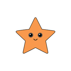 Festive Star Doodle Vector Clip Art for Holiday Season