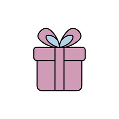Doodle Gift Vector Clip Art Festive Season