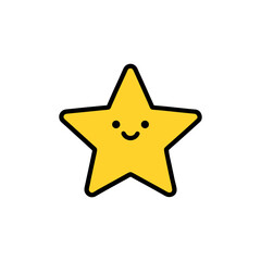 Sparkling Star Doodle Vector Clip Art Xmas
