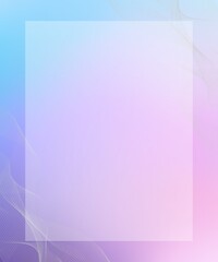 Title: Pastel Gradient Frame with Wavy Lines - Aesthetic Background Design