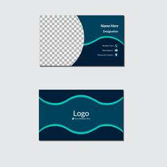Modern Blue Business Card