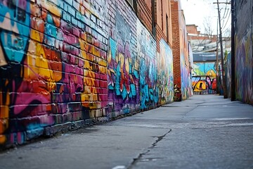 Fototapeta premium Colorful graffiti on a wall in Lower Manhattan