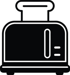 Obraz premium toaster icon outline vector illustration