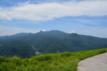 大室山山頂から見た天城山