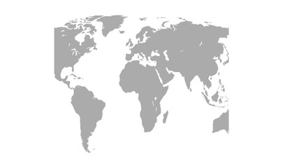 Obraz premium world map, earth, green, blue, vector, colorful vector, earth illustration, global, silhouette, black on white background