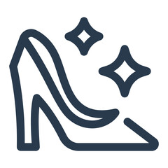 Fototapeta premium High Heels with Glamorous Shine