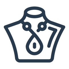 Necklace Display Stand with Drop Pendant