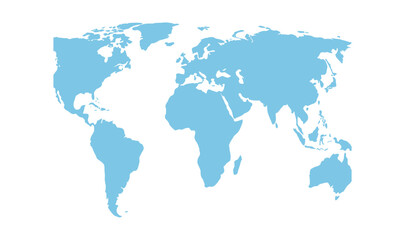 Fototapeta premium world map, earth, green, blue, vector, colorful vector, earth illustration, global, silhouette, black on white background