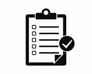 order icon vector silhouette illustration isolated on white background