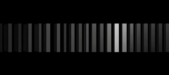 Horizontal grayscale gradient bars