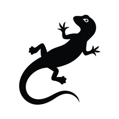 Naklejka premium Wild Lizard Isolated – Perfect for Nature, Wildlife, or Science Themes