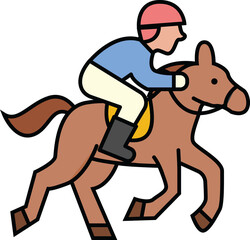 Horse Racing Icons,  Jockey Competition
