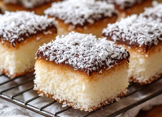 Delicious Coconut Chocolate Cakes