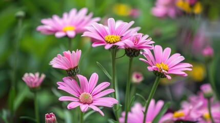 Obraz premium Enchanting Collection of Fresh & Simple Flower Background Images: Delicate Blooms, Minimalist Aesthetics, and Serene Natural Vibes for Digital & Print Projects