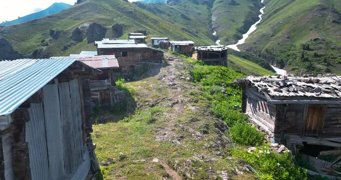 old house in the mountains