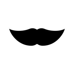 Obraz premium moustache icon or logo isolated sign symbol vector illustration