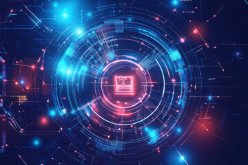 Obraz premium Futuristic abstract background