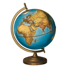 globe isolated on white