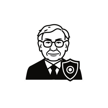 Warren buffett icon financial security investor