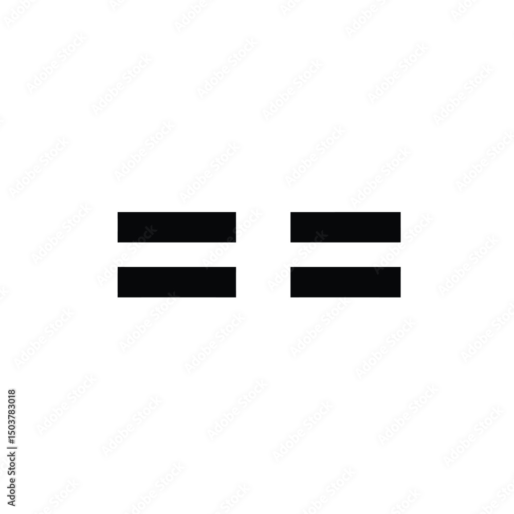 Poster double parallel lines graphic design element