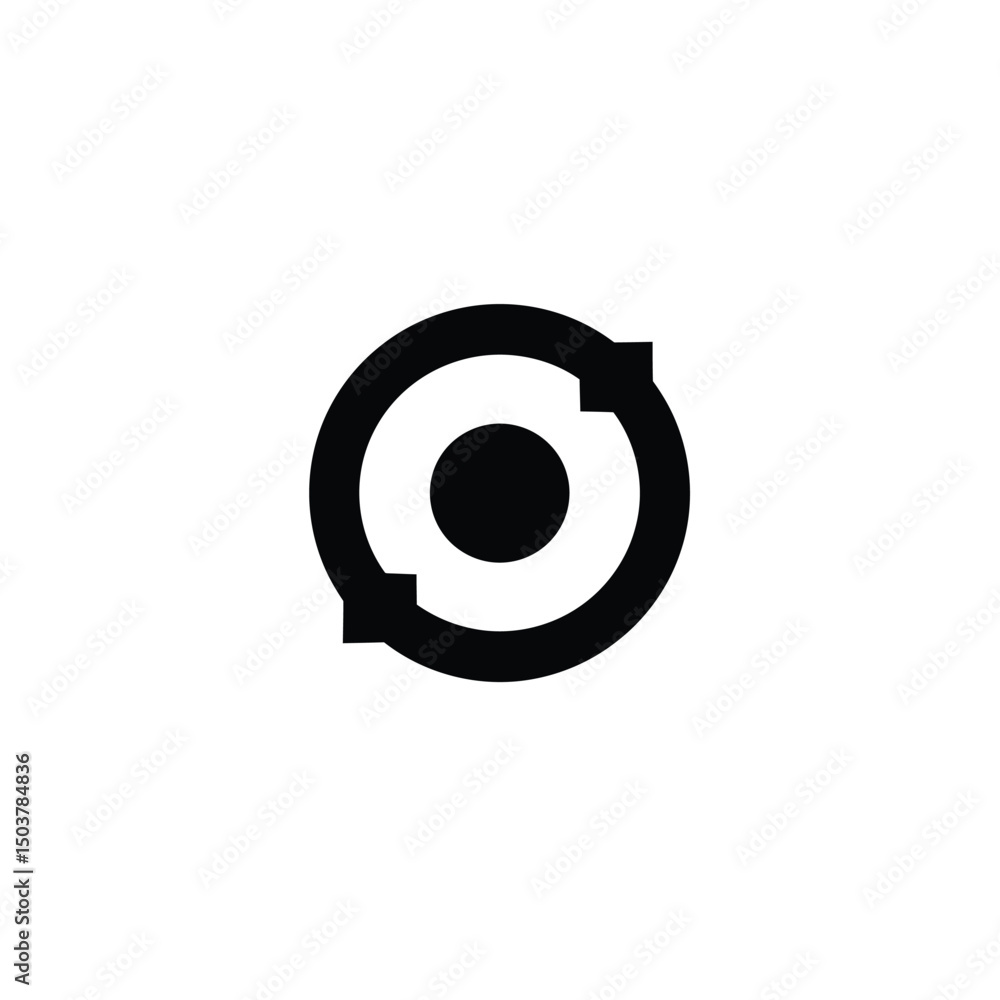 Aufkleber abstract circular icon design element target